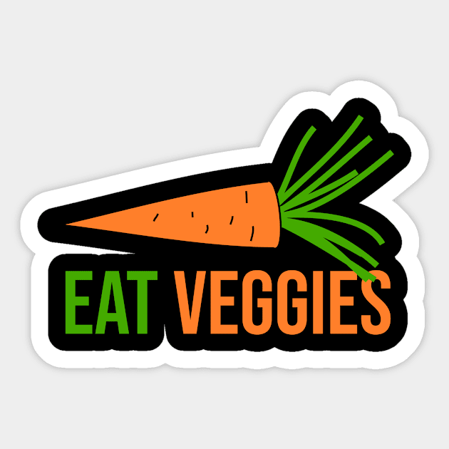 Eat Veggies Sticker by cypryanus